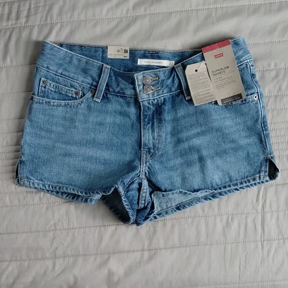 Levi's Superlow Short In Queen Of Kings Sz 27 Nwt - Picture 4 of 14